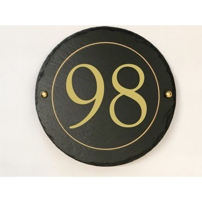 Easingwold 24cm H Stone House Number