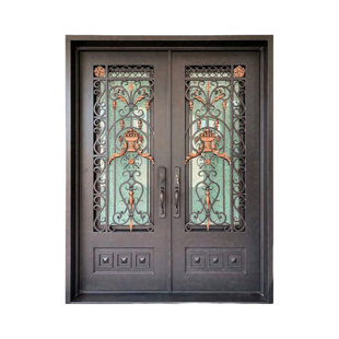 Antique Vase Iron Door