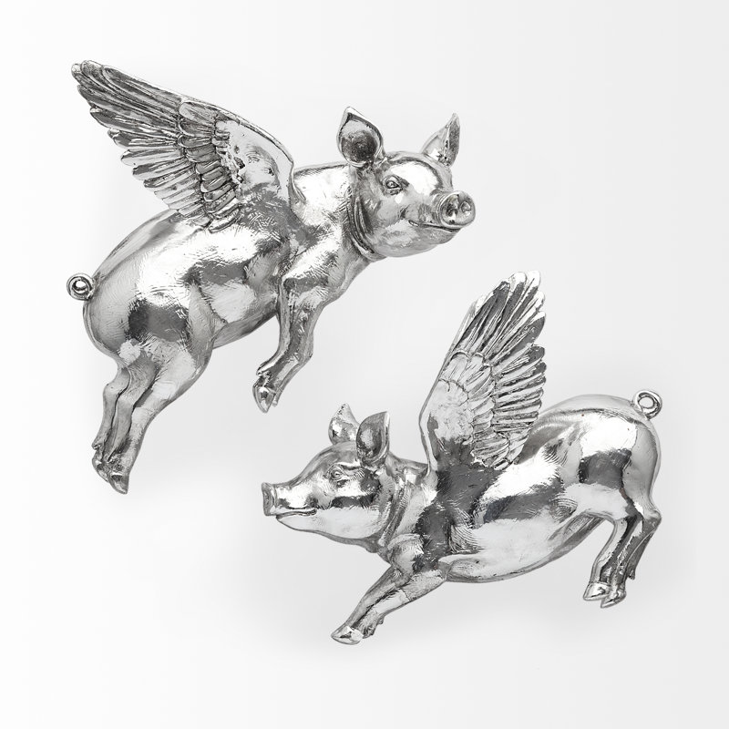 Ensemble de cochons volants, Argent