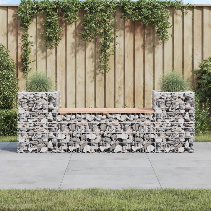 Xylee Steel Outdoor Bench, Brown