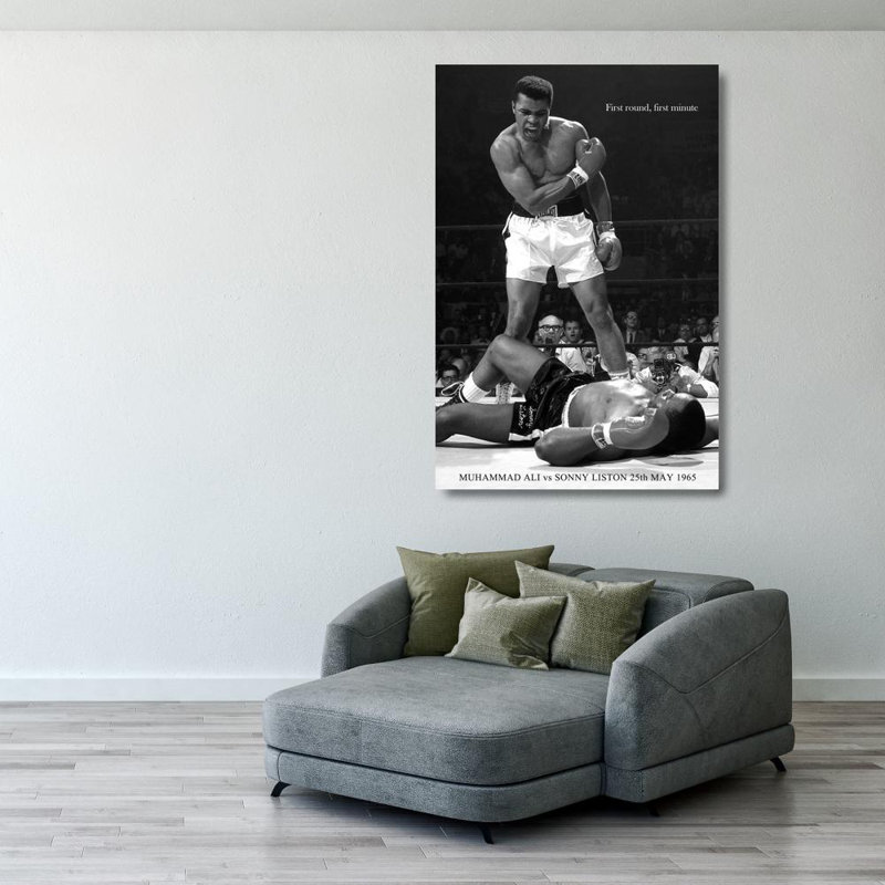 Muhammed Ali, 40" H x 27" W