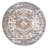 Otis Medallion Machine Washable Area Rug for Living Room Bedroom Dining Room Kitchen, Peach/Ivory-173082633