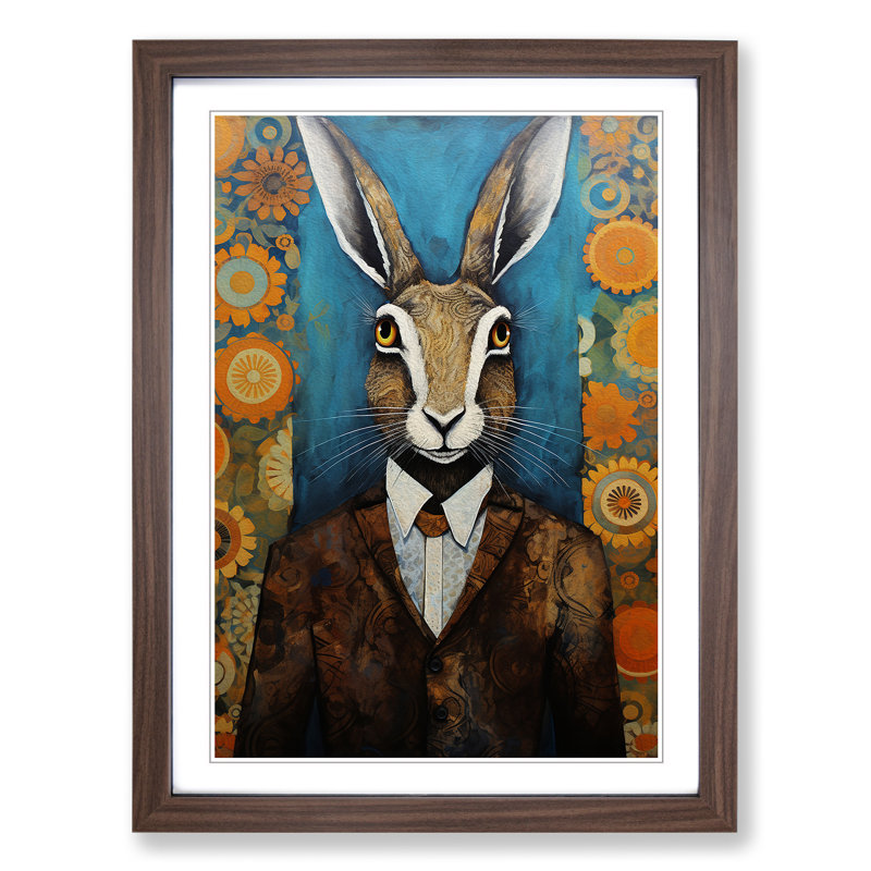 Hare Expressionism No.2 - Framed Print