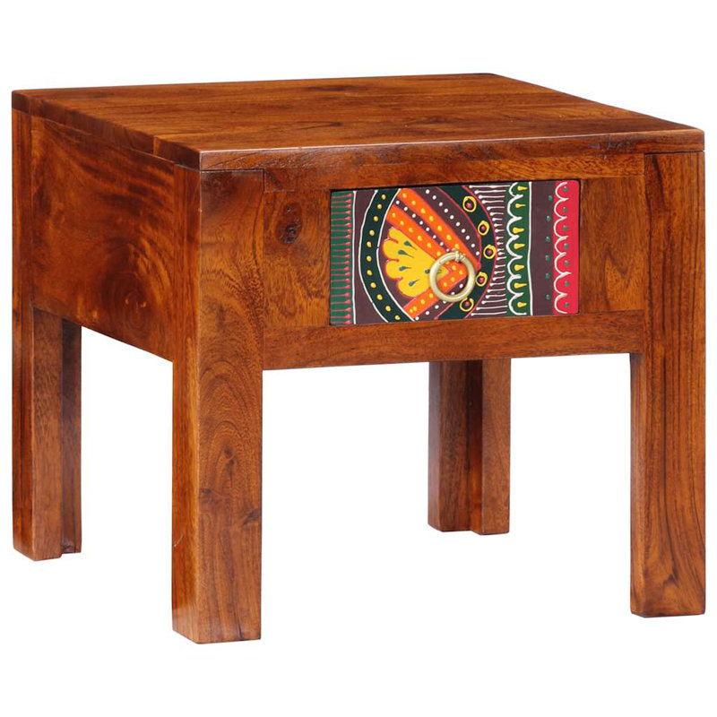 40cm W Solid Wood Bedside Table