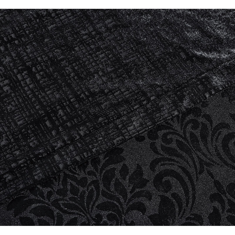 Duvet Cover, Black, King Duvet Cover + 2 Standard Pillowcases