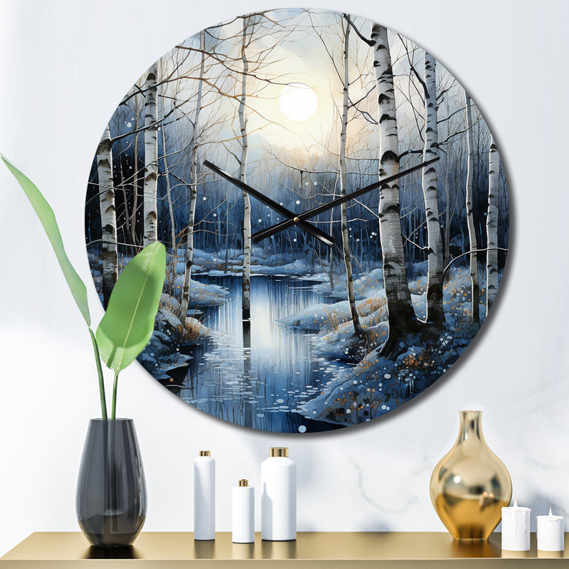 Marzbed - Forest Wall Clock, Extra Large