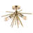 Prudence 3-Light Sputnik Semi Flush Mount-48650908