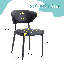 Chaises de salle à manger ergonomiques en cuir PU avec dossier incurvé Walpole-111087578