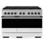 ZLINE Autograph 48 in. Marino Dual Fuel Range with 8 Burner DuoPro Cooktop and Black Accents-1463562820-1463562847