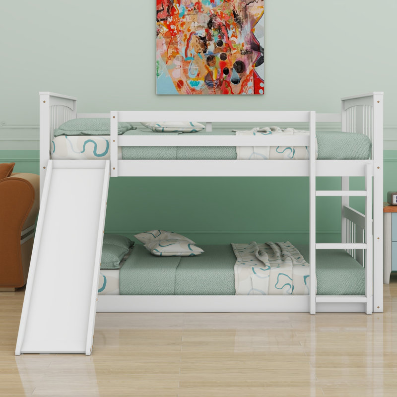 Jericha Kids Full Over Full Bunk Bed, Gray