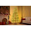Arbre de Noël artificiel complet 6 pi avec lumières DEL et base en métal, arbre complet 612 pointes, décoration de Noël