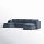 Canapé modulaire rembourré 146,5 po Winfree-1503913934