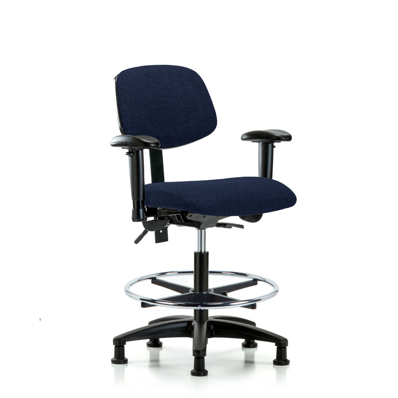 Task Chair, Navy, Glides