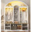 Armoire / garde-robe multifonctionnelle avec porte-chaussures, cintres et crochets-1201180952