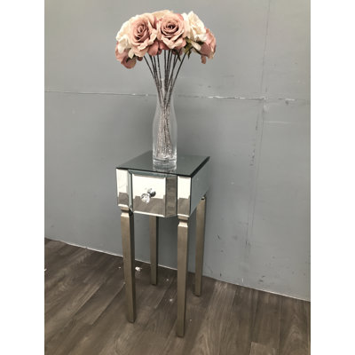 Ring 26cm W Manufactured Wood Bedside Table