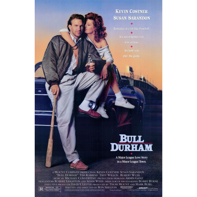Bull Durham, 24" H x 16" W