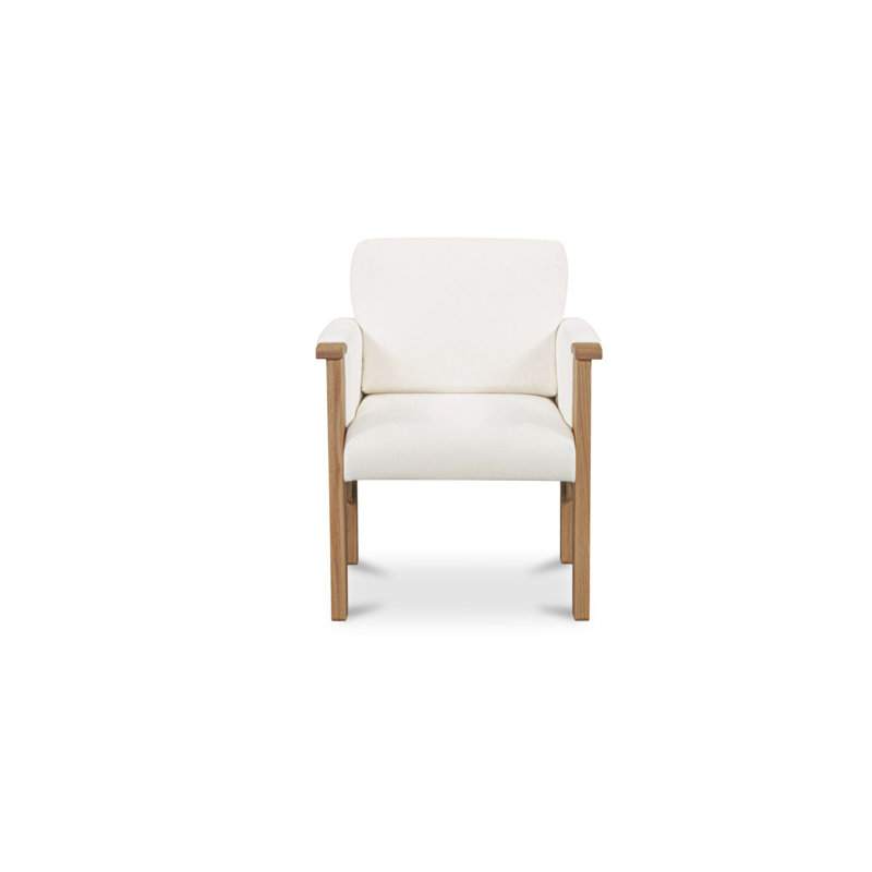 Bauer Dining Chair Cream, White