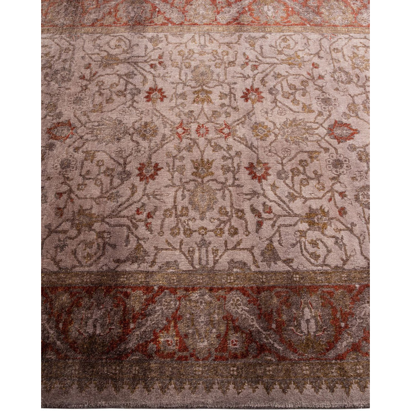 Fine Vibrance One-of-a-Kind 3' 1" X 4' 10" Hand Knotted Area Rug