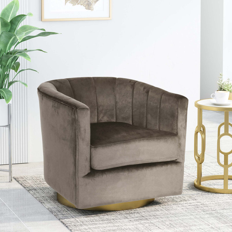 Fauteuil pivotant, Gris