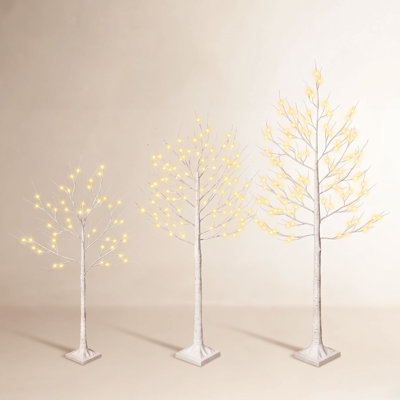 Adcock LED Birch Tree Light Set