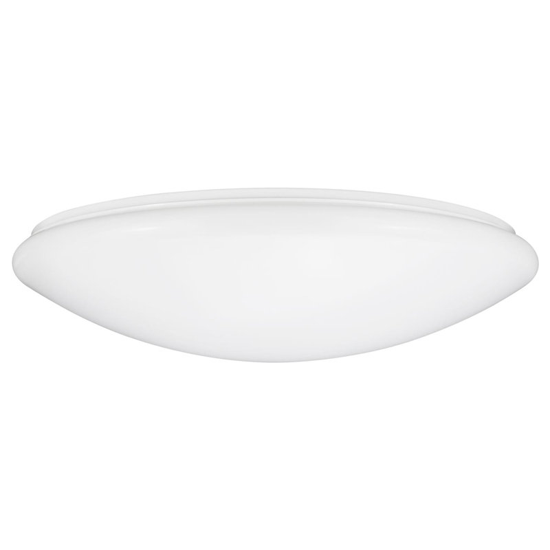 15 po DEL, intensité variable, homologué ETL, finition blanche, luminaire champignon rond, couleur CCT réglable 2700 K, 3000 K, 3500 K, 4000 K, 5000 K