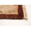 Tapis en laine brun/beige 8 pi 1 po x 10 pi 1 po one-of-kind à la main-noué la 2010 ushak Hales