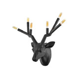 Stag Six-Light Indoor Plug-In Wall Sconce w/ On/Off Switch