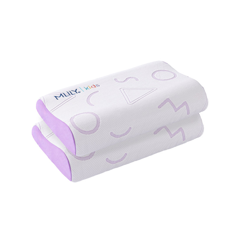 Oreiller réglable en mousse viscoélastique pour enfants, Purple