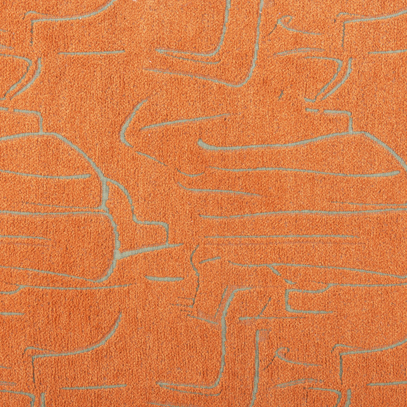 Banc Nendo abstrait orange
