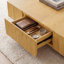 Table basse carrée en bois massif 35,3 pouces avec 2 tiroirs, frêne et chêne fabriqués à la main-2072749225-2072749230