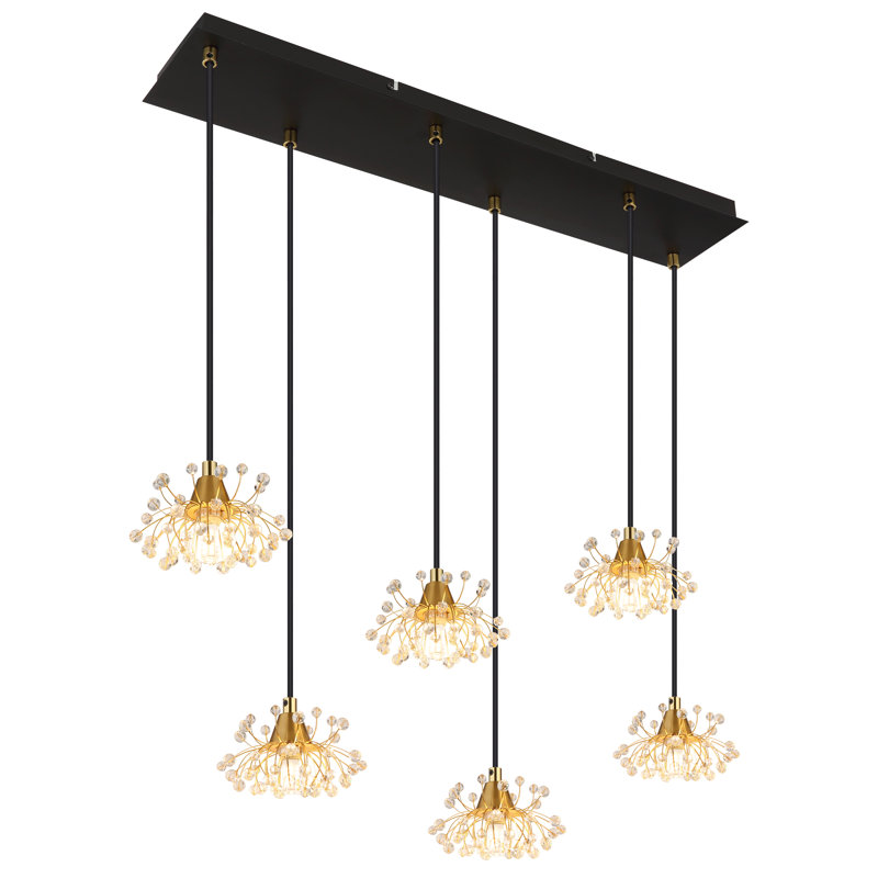 Tatums 6 - Light Matte Black Pendant