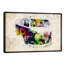 Vw Camper Van (Urban) by Michael Tompsett - Print on Canvas-49987415-56674204