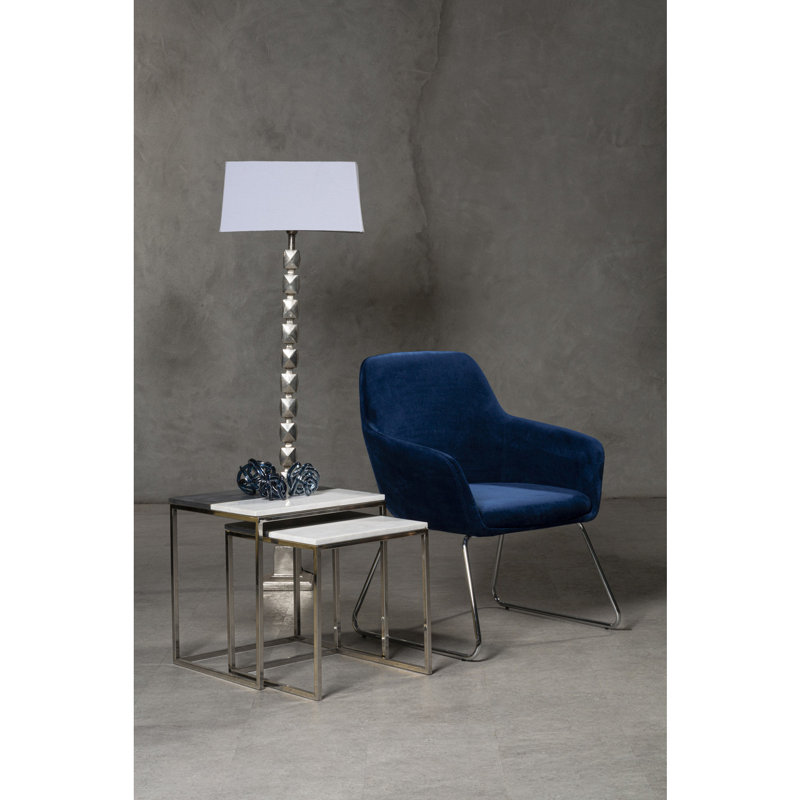 Fiddlewood 129cm White Traditional Floor Lamp