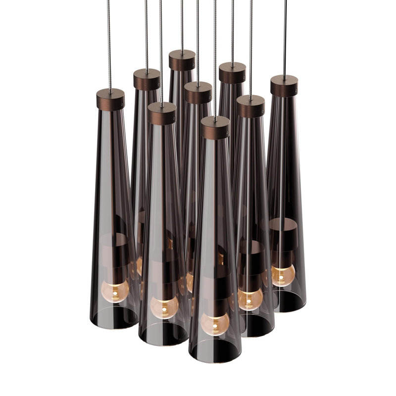 9 - Light LED Cluster Pendant