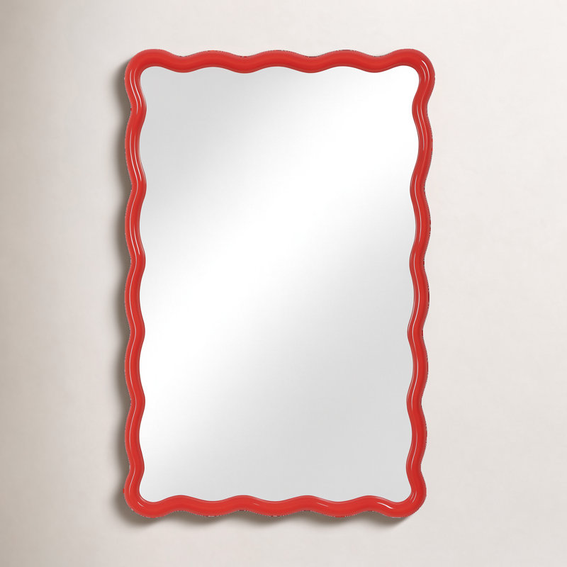Miroir d'appoint Allurine, Rouge