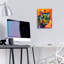Art mural en verre 12 po x 16 po «Tasty Cheese Love» par Dean Russo Epic Art