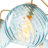 5 - Light Ribbed Sputnik Sphere Modern Glass Bubble Chandelier-804012358