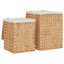 Amabelle Laundry Hamper and Waste Basket Set