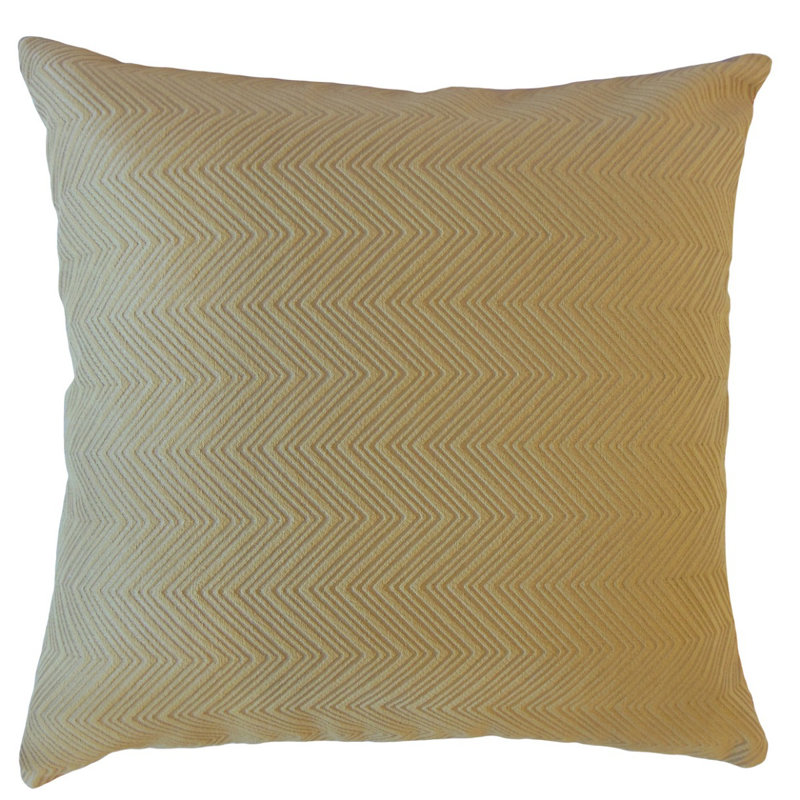 Coussin Raman, 20 po x 20 po, Beige, Coussin décoratif