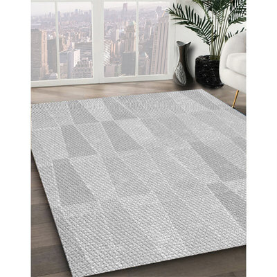 Tapis 100% à motifs lavables à la machine 2989 WSH-PAT1489-GRY