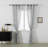 Mkenzi Polyester Semi-Sheer Gromments Curtain Pair-630315193
