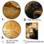 «Gold Black Desert Mirage Spiral», reproduction sur toile-1705897772-1746842976