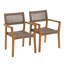 Chaise de salle à manger d'extérieur Bennett-112309282