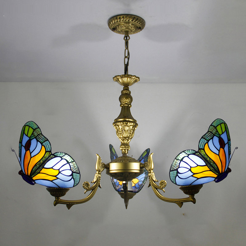 Latshaw Classic / Traditional Chandelier, Blue