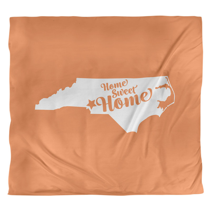 Housse de couette home charlotte charlotte, Housse de couette pour très grand lit, Orange, Microfibre