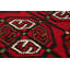 Tapis décoratif en laine noué à la main de conception unique 3 pi 3 po x 5 pi 5 po bornais