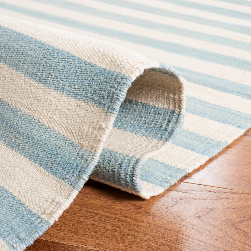 Ralph Lauren Canyon Stripe Wool Striped Rug, Rectangle 6' x 9'