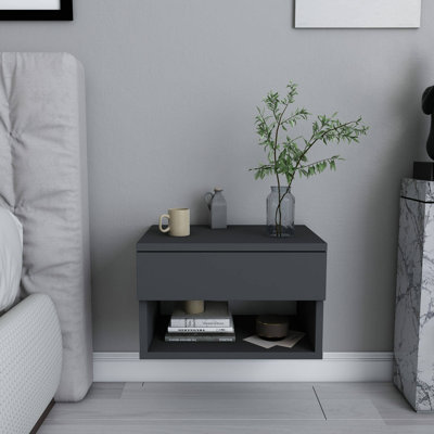 Claunch 44.6cm W Manufactured Wood Bedside Table