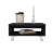 Chiniak Coffee Table, 1 shelf, 4 legs, Black, Living Room-1955254531