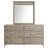 Mauve Solid Wood 6-Drawer Double Dresser-91893603